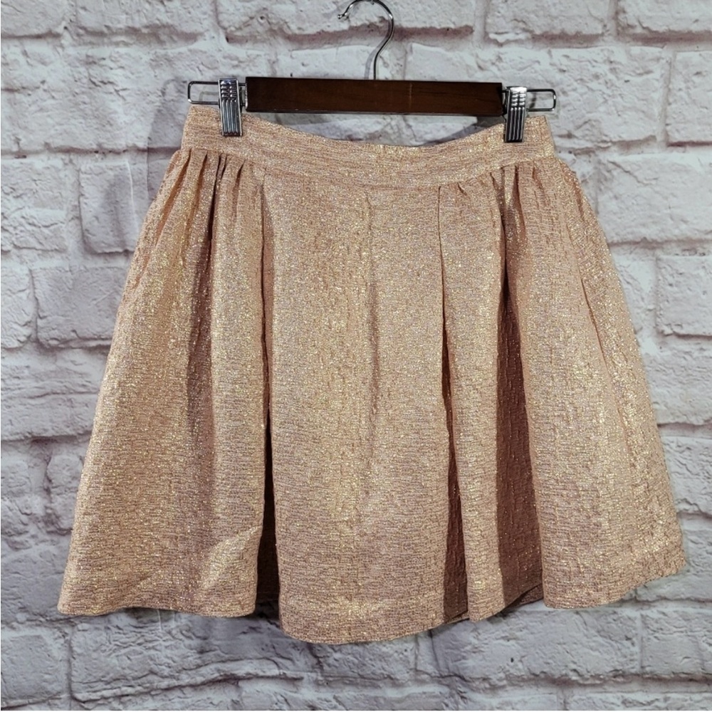 Kate Spade rose gold skirt